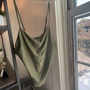 Olive Green Women's Top
